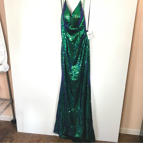 Alyce Paris 60032 Sequin Prom Dress Chameleon 2 - Picture 3 of 14